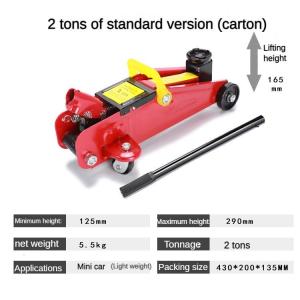 Fast Delivery⚡2 Ton Horizontal Hydraulic Car Jack 0kg Ton 2T Oil Pressure Car SUV Tire Changing Jack