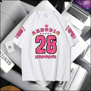 25 COLOR - Kaos AEROBIC 28 BANANA Oversize Pria & Wanita- Katun Combed 100% 30s & 24s Sablon