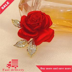 [COD] Khí chất màu đỏ tăng Trâm cao cấp phù hợp với phụ kiện pins thiết kế trâm cài