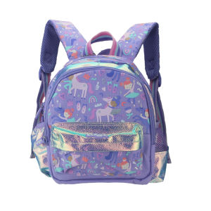 Cặp sách trẻ em công chúa múa ba lê Ba lô nữ dễ thương 11 inch 1-3 tuổi