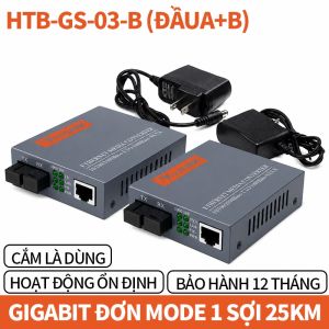 NetLink converter quang 1000mb bộ chuyển đổi quang điện media converter bộ chuyển đổi cáp quang 1 sợi tp link fpt 100mb