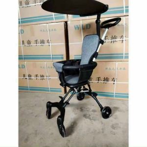 Xe Đẩy Em Bé  Gấp GọnXe Đẩy Du Lịch Gấp Gọn Có Đệm Và Mái Che Cho Bé