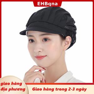 [COD] EHBqna 3PF Ship within 24 hours Đầu bếp Hat chống bụi hội thảo phục vụ hat nhà máy thực phẩm làm việc hat căng tin làm việc hat