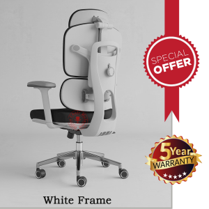 Adjustable Ergonomic High-Back Office Chair A15 / Black Color - Ready Stock