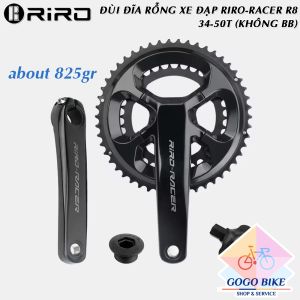 [GoGo Bike] Đùi đĩa (Giò dĩa) rỗng xe đạp 2 Tầng RIRO RACER R8  34-50T / 39-53T