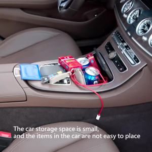 kkmf Car Seat Gap Storage With Cup Holder Seat Crevice Organizer For BYD Atto 3 Tang F3 E6 Yuan Plus SAuto Interior Accessories 4P7H5