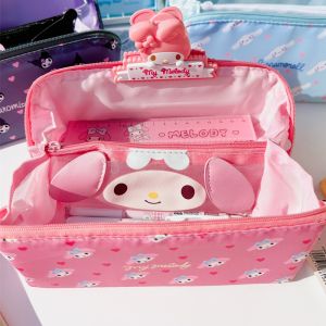 Hộp Bút Sức Chứa Lớn Có Dây Kéo In Hình Sanrio Cinnamon Kuromi
