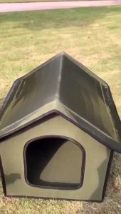 Weatherproof Cat House Foldable Pet Shelter Foldable Nest Outdoor Tent Dog House Pet Outdoor House Waterproof Pet House