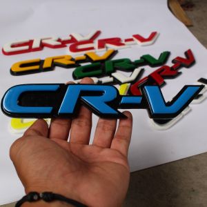 EKSTERIOR VARIASI MOBIL TULISAN EMBLEM CRV HONDA 3 DIMENSI TIMBUL