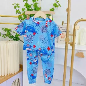 VN A286 | BIG SIZE NIGHT WEAR SHORT-SLEEVE TERNO PAJAMA FOR ATE AND KUYA | BIG SIZES 8T-12T