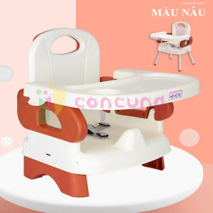 Ghế ăn dặm cho bé gấp gọn kèm chân sắt 3 chế độ tiện lợi Ghế ăn dặm đa năng- Chất liệu Cao cấp Thiết kế Hiện đại An toàn cho bé | Tặng ngoáy tai phát sáng |