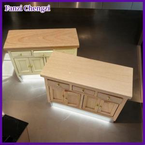 Fanzi 1 cái tủ nhà búp bê quy mô 1 12 phòng khách thu nhỏ Nhà búp bê Bạch Dương Tủ lưu trữ mô phỏng Phụ kiện tự làm