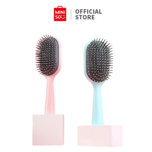 MINISO Hair Brush (Round Hair Brush /Cushion Hair Brush/Vented Hair Brush) (Pink/Blue/Purple assorted 3 colours)