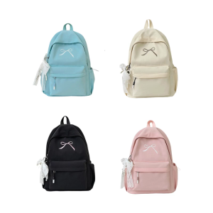 Travel Backpacks for Teens and Girl Casual Daypacks Sweet Bows Backpacks Students School Bag Japanese Styles Rucksack