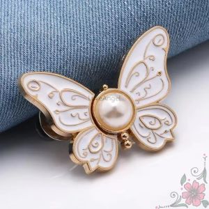 Mix Butterfly Waist Buckle For Women Skirt Jeans Adjustable Waist Clip Waist-narrowing Buttons Met