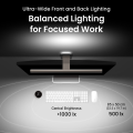 [New] BenQ ScreenBar Halo 2 | Monitor Light | Wireless Control | Auto Dimming & Auto On/Off | Back Light | 3 Light Modes. 