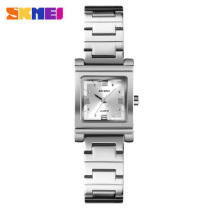 SKMEI 1388 Women Fashion Watch Ladys Luruxy Quartz Wristwatch  Stainless Steel Band 5 Colors 30m Waterproof