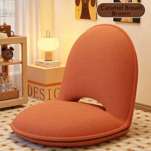 Foldable Ergonomic Floor Chair With Waist Support 5 Adjustable Positions Space Saving Lazy Sofa For Small Apartment