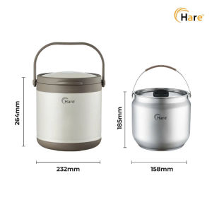 Nồi ủ nhiệt cao cấp Hare HR-TM2668 4.5L tiết kiệm thời gian bảo toàn dinh dưỡng thương hiệu Hare - Bảo hành 2 năm