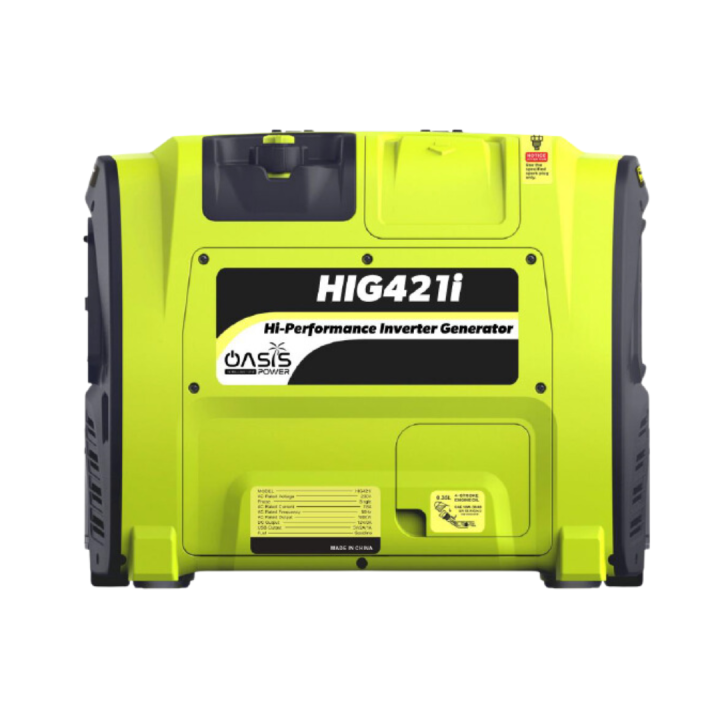 เครื่องปั่นไฟ Oasis HIG421i Inverter แบบพกพามีล้อลาก