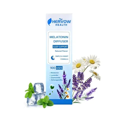 HERVOW Health Herbal Diffusion Pen for & Oral Air Freshening with Thyme & Mint Extracts for Relaxation and Respiratory Health