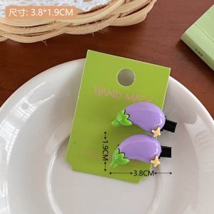 Kẹp tóc dễ thương cho bé  kẹp tóc độc lạ hoạ tiết hình đồ ăn cute  vui nhộn dành cho bé gái BK020