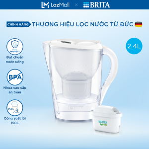 Bình lọc nước BRITA Marella 2.4L (có sẵn 1 lõi lọc Maxtra)