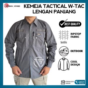 KEMEJA TACTICAL W-TAC LENGAN PANJANG / KEMEJA LAPANGAN PDL OUTDOOR