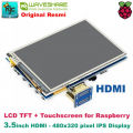 LCD WAVESHARE 3.5" 3.5 inch HDMI IPS LCD Touchscreen Raspberry Pi 3B +. 