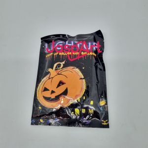 BALON LED HALLOWEEN PUMPKIN BALOON BISA NYALA ISI 5 PCS DEKORASI HALLOWEEN LED