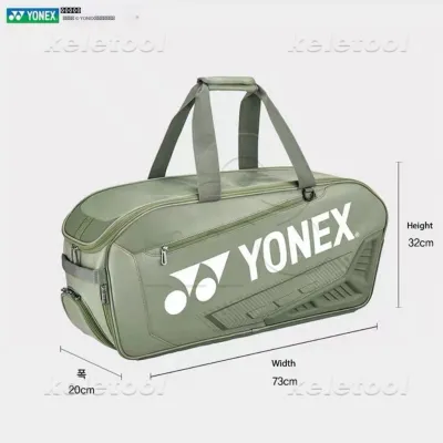 Badminton Bag Yonex Waterproof Wear-Resistant Backpack Badminton Bag Strap Independent Shoe Warehouse 羽毛球包