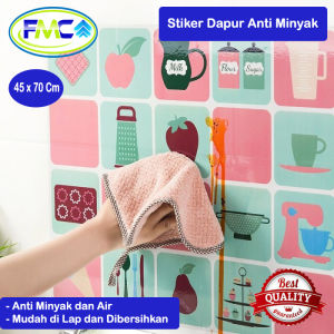 Stiker Dapur Anti Minyak Dan Air Murah Motif Sticker Dinding Tembok Lucu Cantik Unik Praktis Tingal Tempel Wallpaper Sticker Waterproof