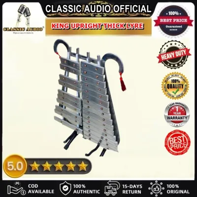 KING UPRIGHT THICK LYRE By Classic Audio- MUSICAL INSTRUMENT (ORIGINAL)