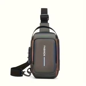 Tas Selempang Pria Multifungsi Sport Fashion Trendy Bag Keren 2025 with USB Charger Port Anti Maling Waterproof Premium Import Quality