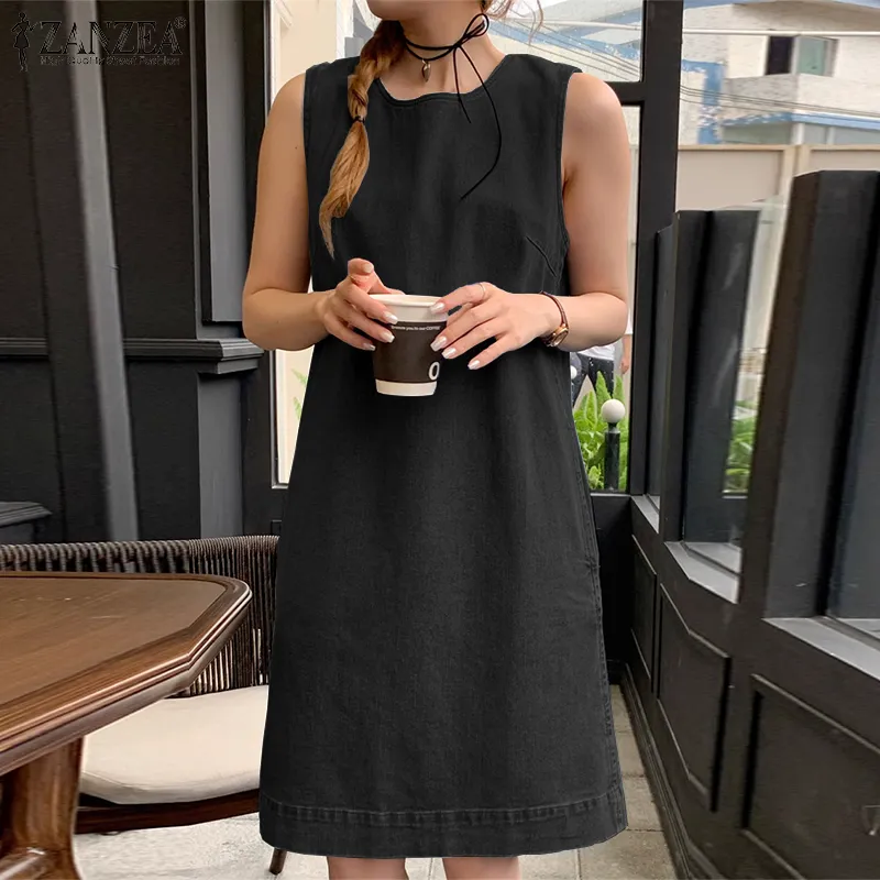 style casual black shift dress