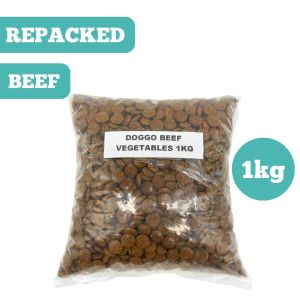 1kg Doggo All Stages Adult Puppy Healthy Skin Coat Beef Lamb Vegetables Pet Dog Dogs Dry Food