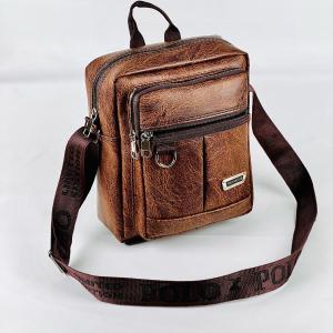 TAS SELEMPANG KULIT PU POLO AMSTAR 10"INCH SLING BAG PRIA WANITA