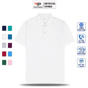 Áo Thun Nam Cổ Bẻ Pigofashion Ab19 (Trắng)