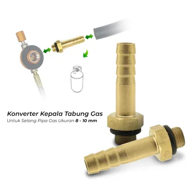 YINGTOUMAN Konverter Kepala Tabung Gas Outdoor Camping 8-10mm Pipe YTM-78