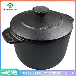 Cast Iron Rice Cooker Deepened Rice Pot Induction Compatible Thickened Rice Stewpot Multi-Function Cooking Utensils