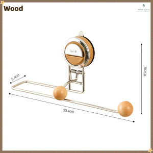 Suction Cup Kitchen Paper Towel Holder No Drill Wall Mount Towel Rack for Kitchen Tissue Rag Cloth Storage Organizer
