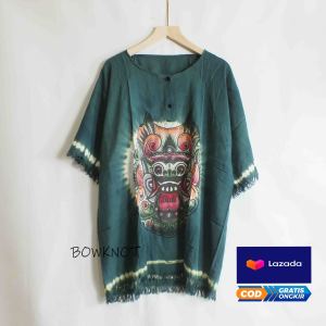 NEW - baju bali adem - motif polos - kaos bali - baju pantai - baju barong bali pria dan wanita