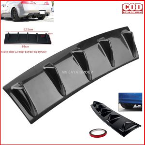 Diffuser Mobil Universal 5 Taring Difuser Bumper Bahan Plastik ABS Tebal 53.3 x 15.2cm OL