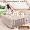MODOFO 🔥Inflatable Air Bed Double Size with Electric Pump Automatic Portable Foldable For Camping Tent camping air bed. 