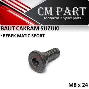 Baut-Baud Disc Piringan Cakram Suzuki Smash Shogun Satria Thunder Spin Skywave Hayate M8x24