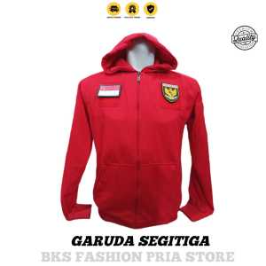 Jaket HUT RI 79 Garuda Indonesia Jaket | Jaket Resleting | Jaket Outdoor | Free logo Garuda + Bendera indonesia | JAKET INDO GARUDA - Jaket Indonesia Garuda | Jaket Kemerdekaan | Jaket Merah Putih  | Logo Garuda Indonesia | Jaket Terbaru BKS