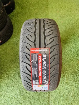 🔥ลดแรง🔥(ส่งฟรี ยางปี25-26) ลายไฟ VENOMOUS BLACK EAGLE 235/45R18 265/40R18 245/45R18 275/40R18 255/50R18 มีประกัน