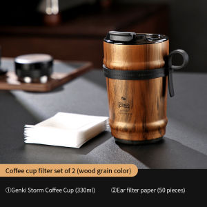 Bincoo Du Lịch Inox Tumbler xách tay cốc cà phê cốc giữ nhiệt cawan chai Bình đựng nước chân không