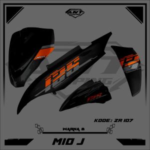 Striping stiker Transparan bening Mio J motif vietnam Stiker UV Teransparan bening ZR107