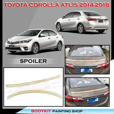 TOYOTA COROLLA ALTIS & LEVIN 2014-2018 REAR TRUNK SPOILER LIP -MATERIAL ABS BODYKIT